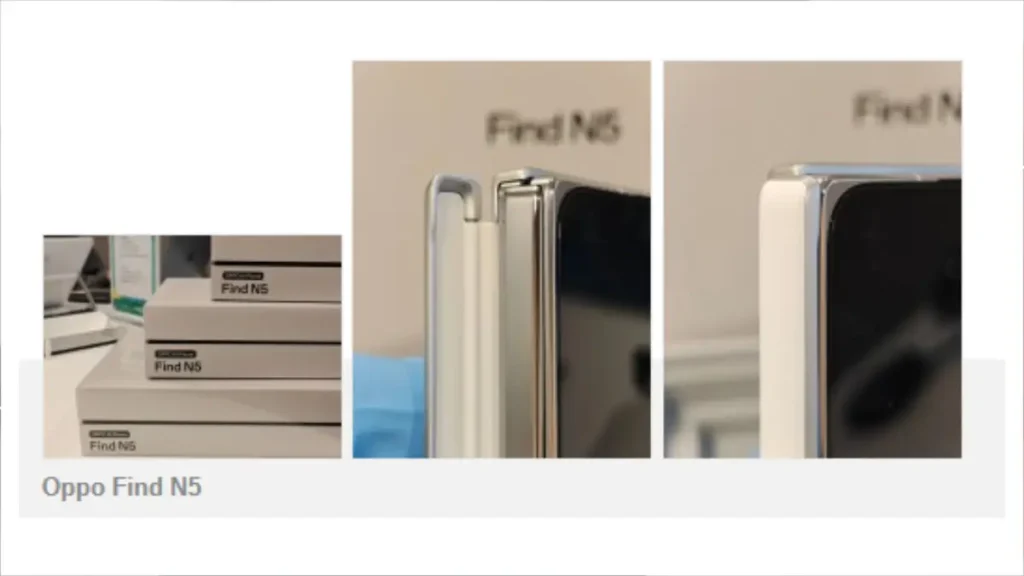 Oppo Find N5 live photos