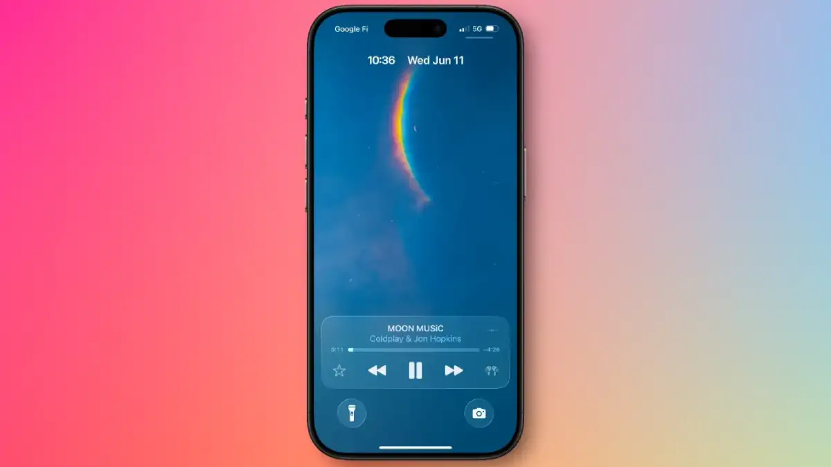 Apple Music iOS 26 Lock Screen